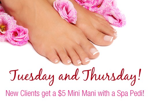Tuesday and Thursday New Client Mini Mani