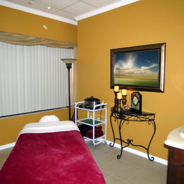 Sun Shining Image in a Massage Room